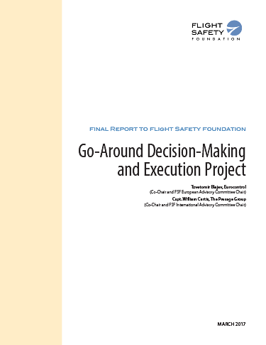 Flight Safety Foundation Releases Go-Around Project Final Report to Members