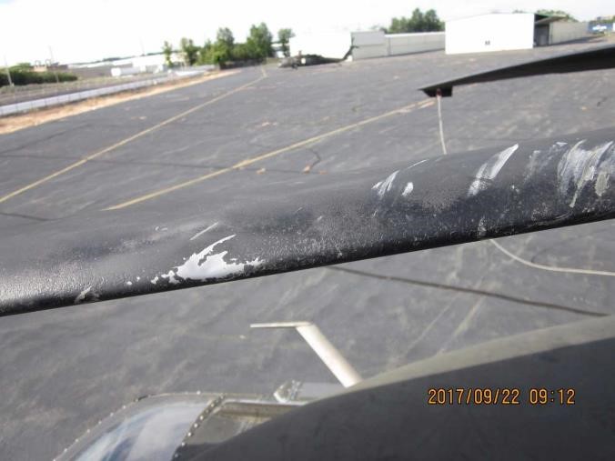 damaged rotor blades