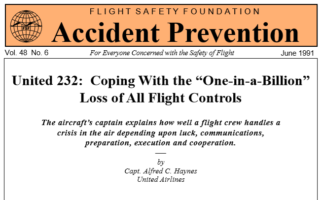 Al Haynes Dies; Captained 1989 Crash Landing of Crippled DC-10
