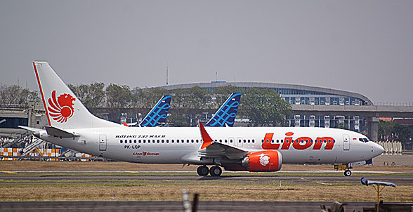 Lion Air airplane involved in accident