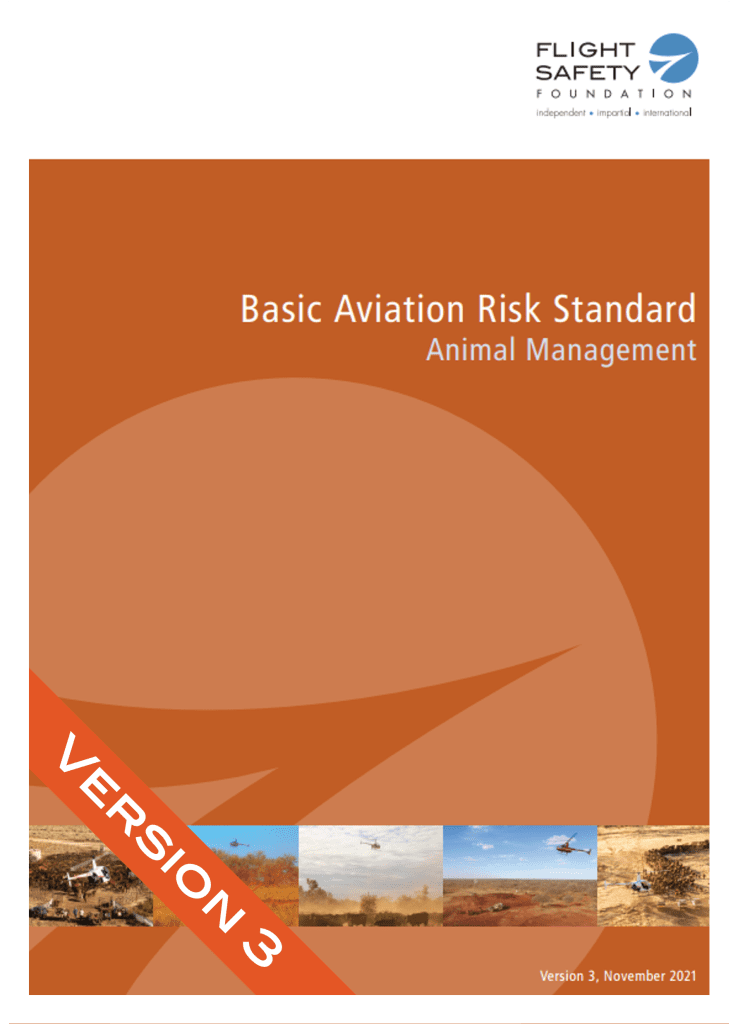 THE BASIC AVIATION RISK STANDARD FOR ANIMAL MANAGEMENT V3