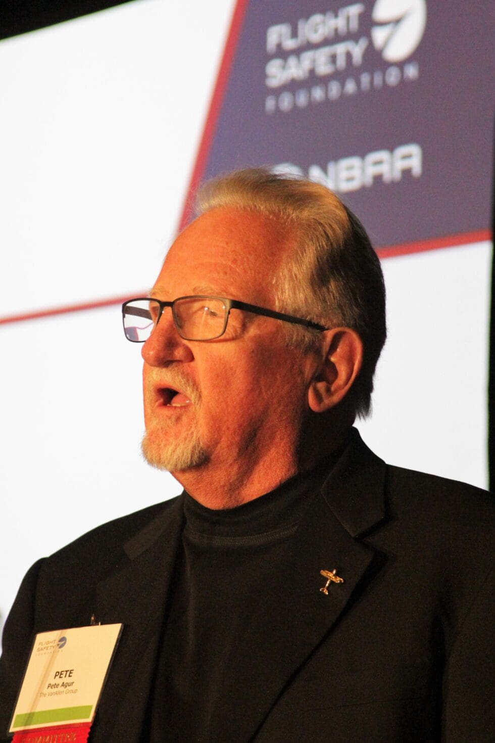 Foundation Recognizes Pete Agur With Business Aviation Meritorious Service Award