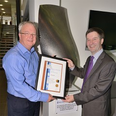 Foundation Board Member Mike Gamlin Receives Safety Award from IFA