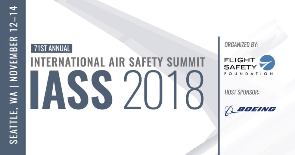 Boeing Chief Technology Officer to Keynote IASS 2018