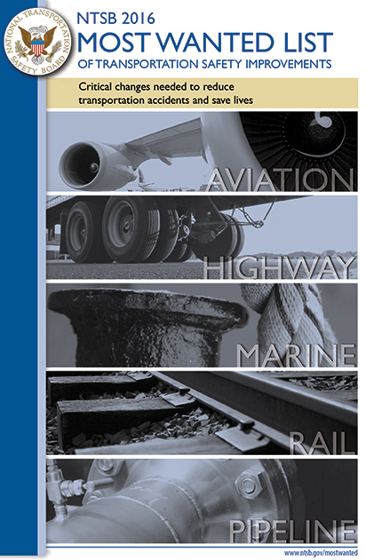 NTSB Tracks Status of Most Wanted List Recommendations