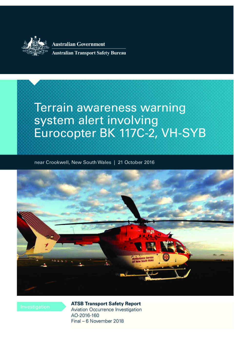 ATSB Warns of NVG Limitations