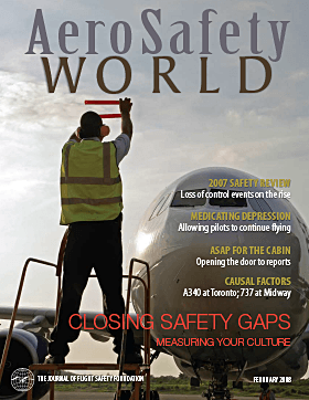 AeroSafety World February 2008 Table of Contents