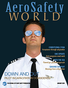 AeroSafety World January 2009 Table of Contents