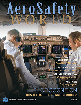 AeroSafety World July 2009 Table of Contents