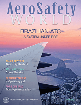 AeroSafety World November 2007 Table of Contents