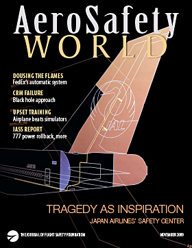 AeroSafety World November 2009 Table of Contents