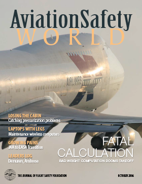 Aviation Safety World October 2006 Table of Contents