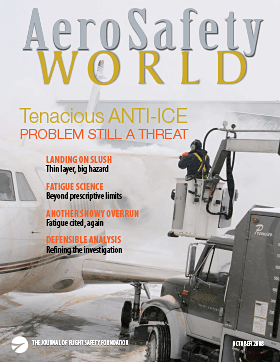 AeroSafety World October 2008 Table of Contents