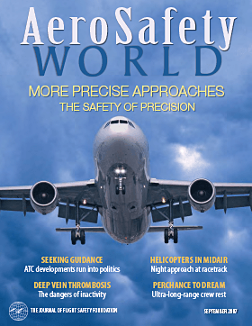 AeroSafety World September 2007 Table of Contents