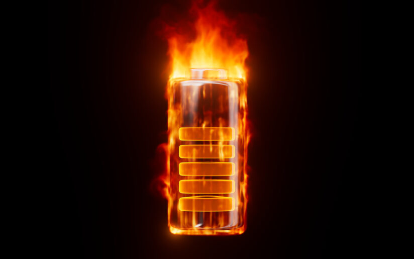 Lithium Battery Danger of Burning or Exploding, Heat, Fire, Explosion